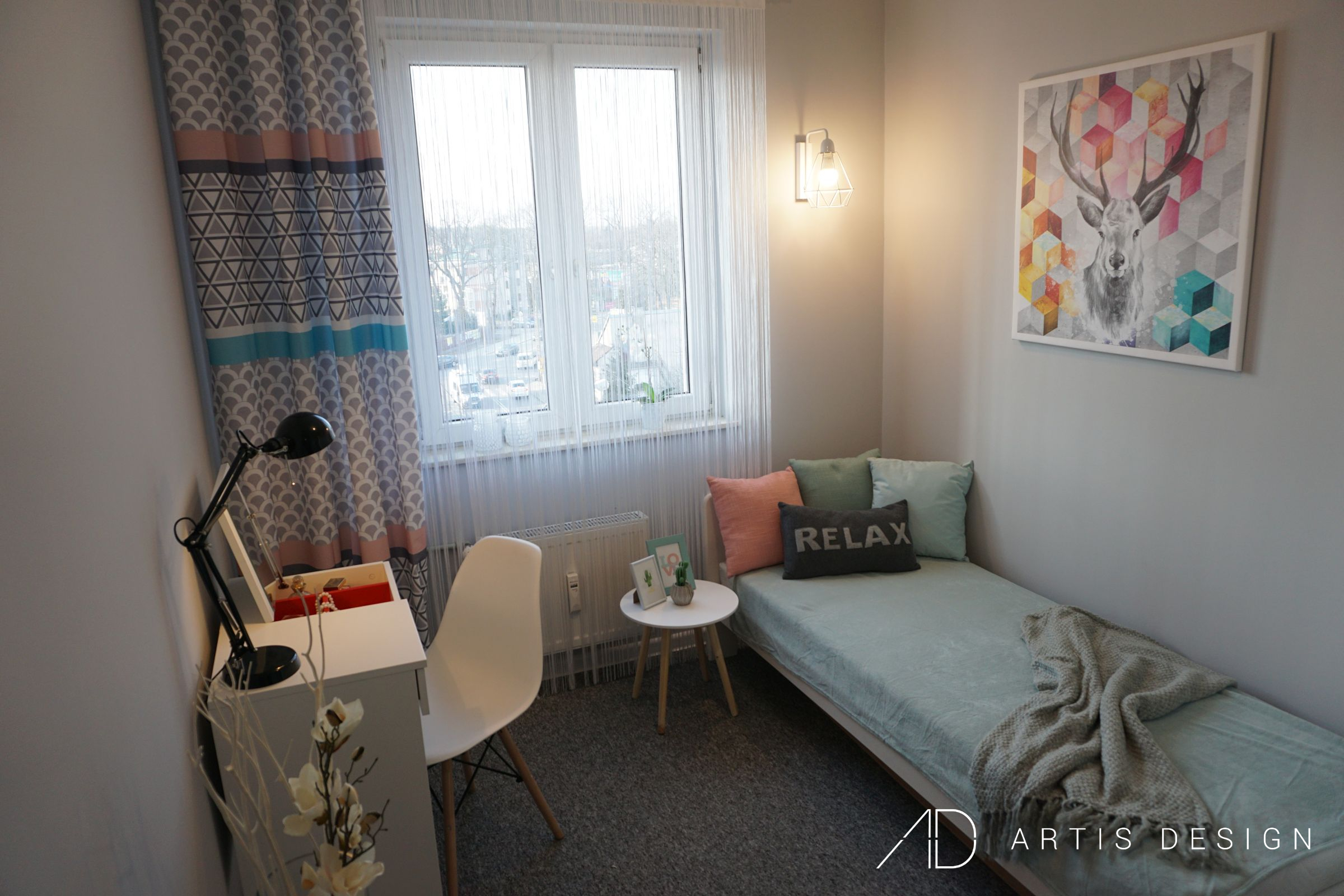 Projekt: Mieszkanie do wynajęcia w stylu skandynawskim | Artis Design: Studio projektowe